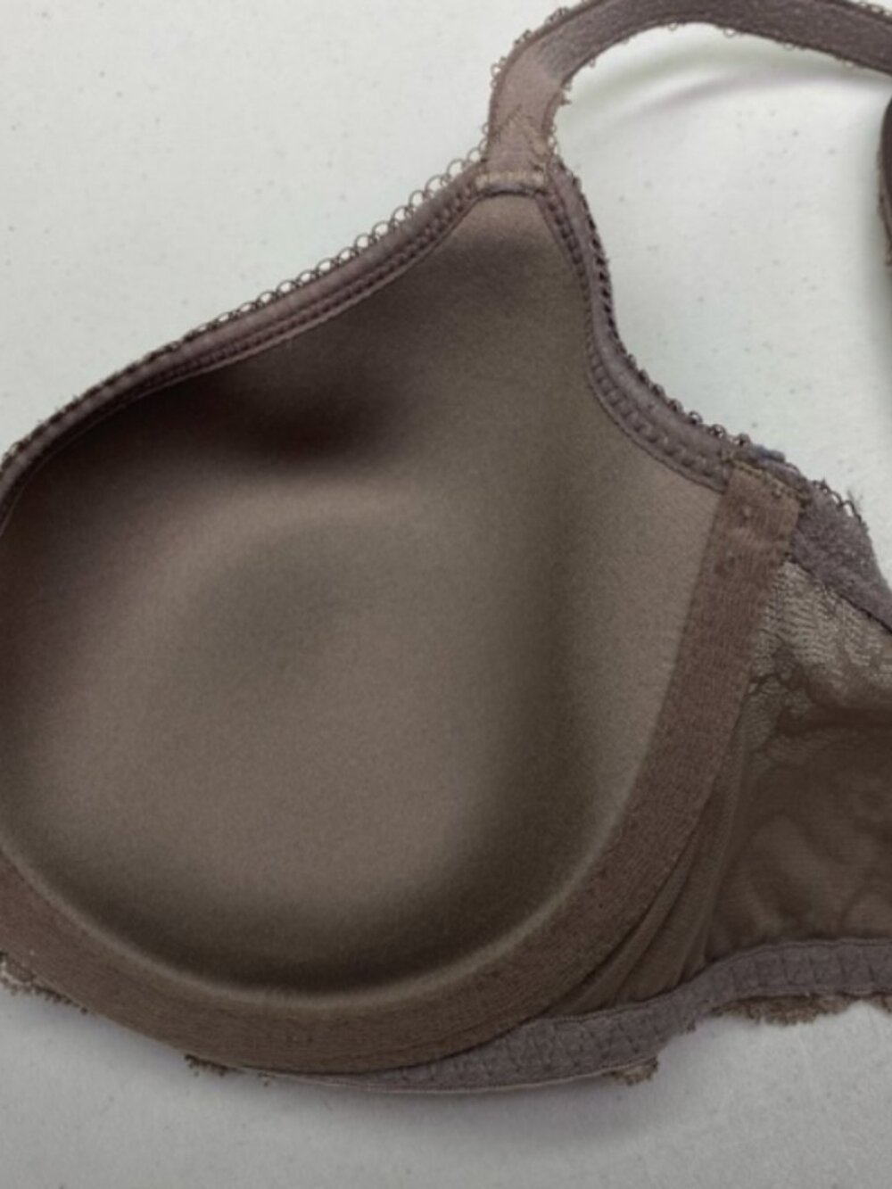 Wacoal MATTE TAUPE LIghtly Lined Underwire T-Shirt, 32DD *P1014 - Picture 4 of 7